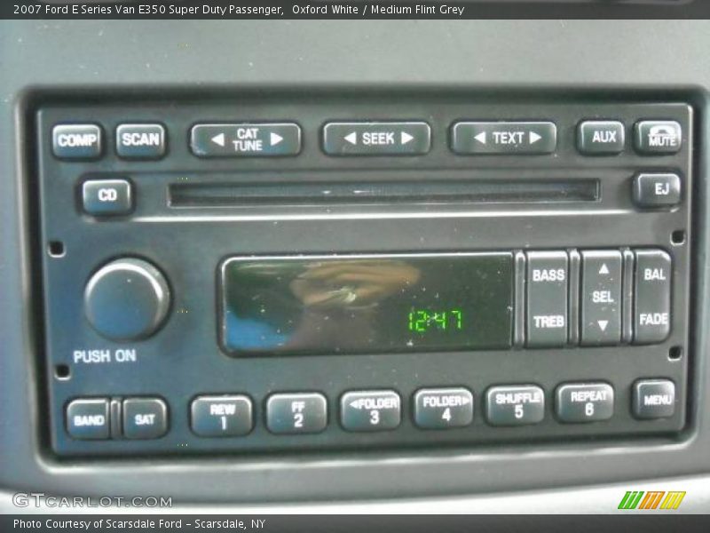 Oxford White / Medium Flint Grey 2007 Ford E Series Van E350 Super Duty Passenger