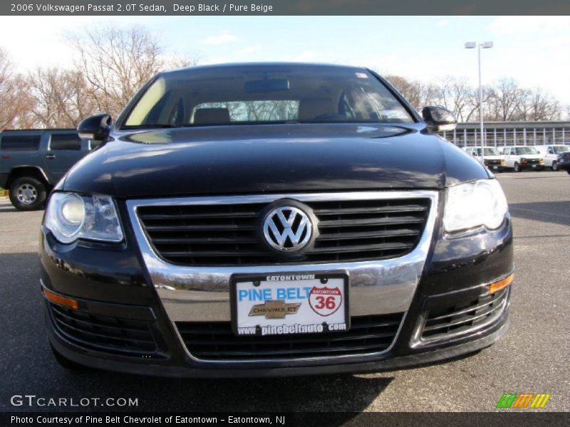Deep Black / Pure Beige 2006 Volkswagen Passat 2.0T Sedan