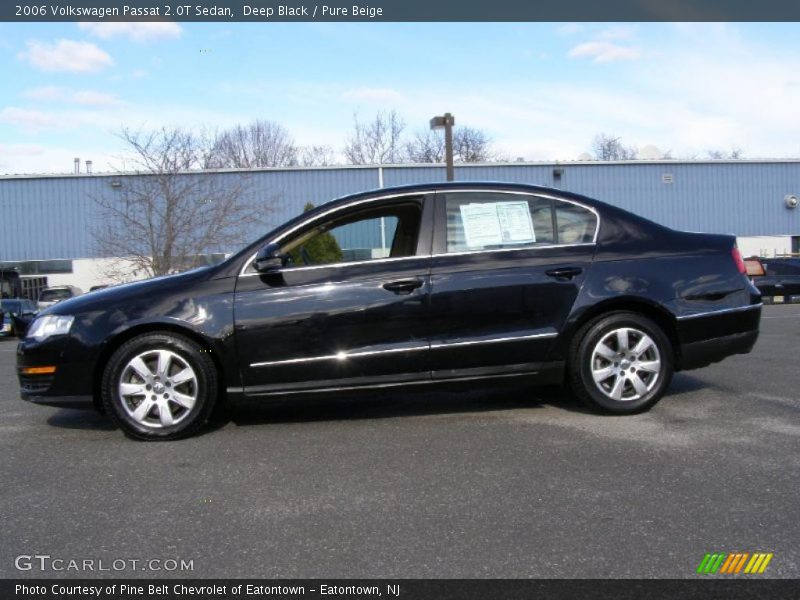 Deep Black / Pure Beige 2006 Volkswagen Passat 2.0T Sedan