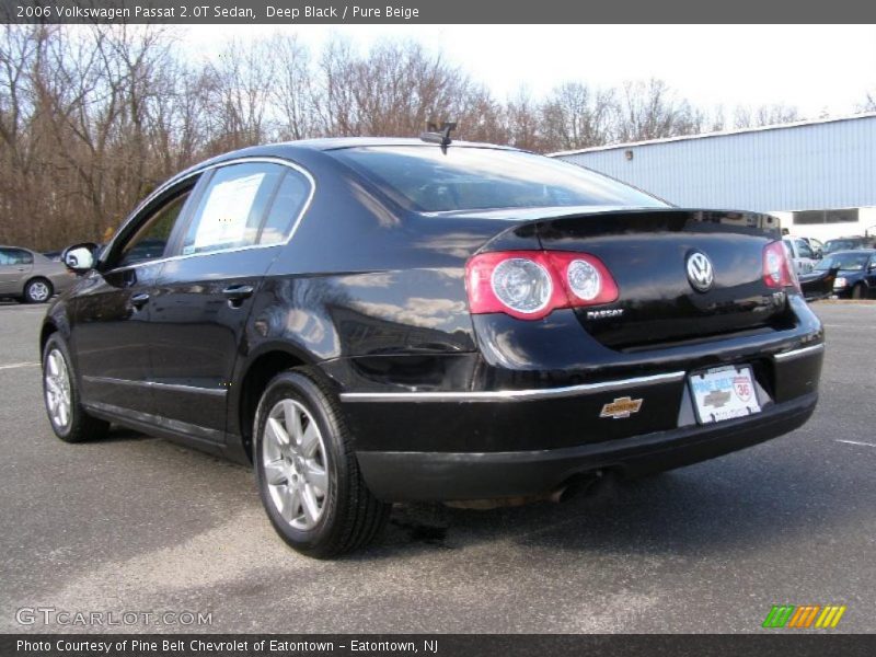 Deep Black / Pure Beige 2006 Volkswagen Passat 2.0T Sedan