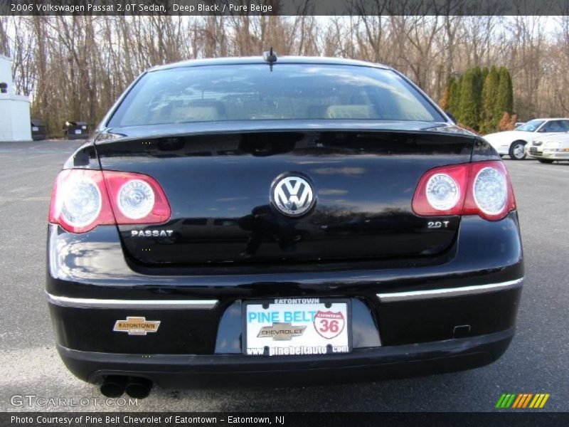 Deep Black / Pure Beige 2006 Volkswagen Passat 2.0T Sedan