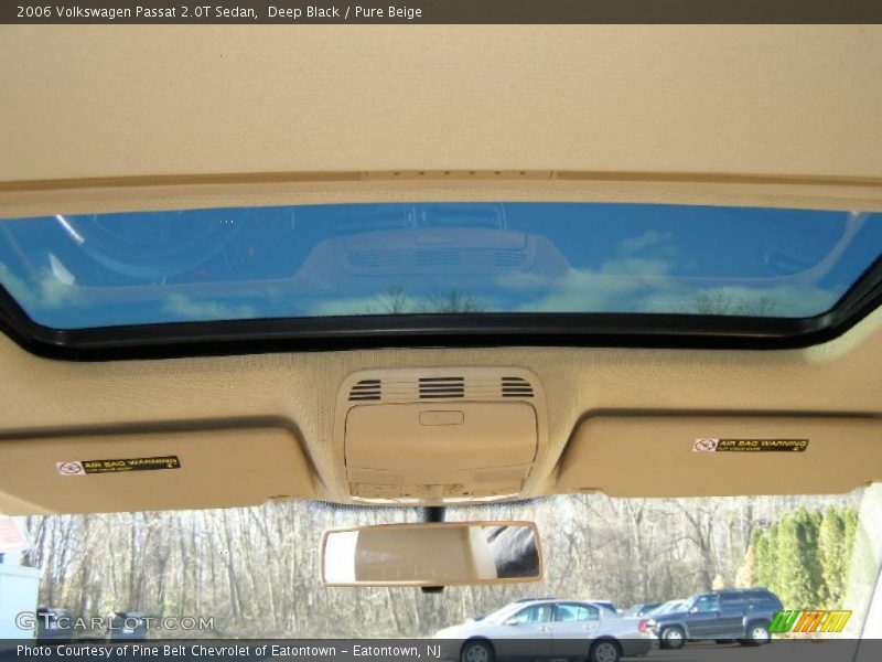 Deep Black / Pure Beige 2006 Volkswagen Passat 2.0T Sedan