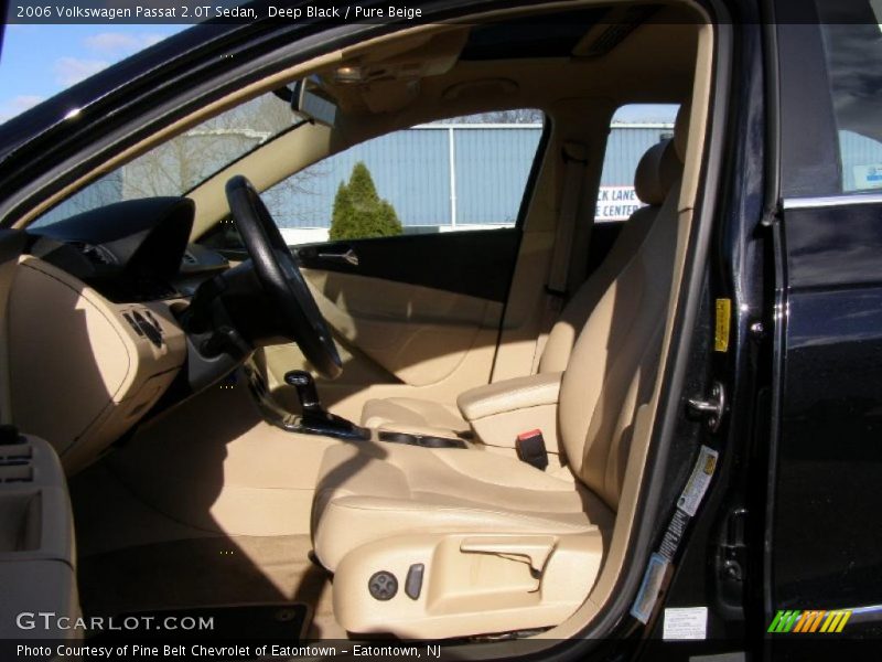 Deep Black / Pure Beige 2006 Volkswagen Passat 2.0T Sedan