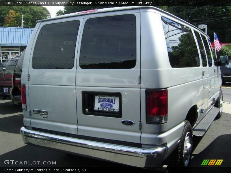 Silver Metallic / Medium Flint Grey 2007 Ford E Series Van E350 Super Duty Passenger