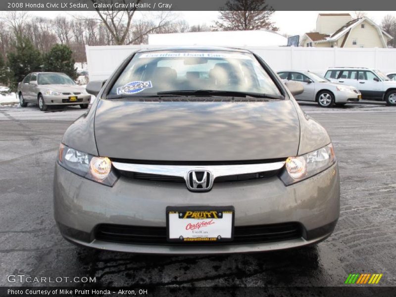 Galaxy Gray Metallic / Gray 2008 Honda Civic LX Sedan