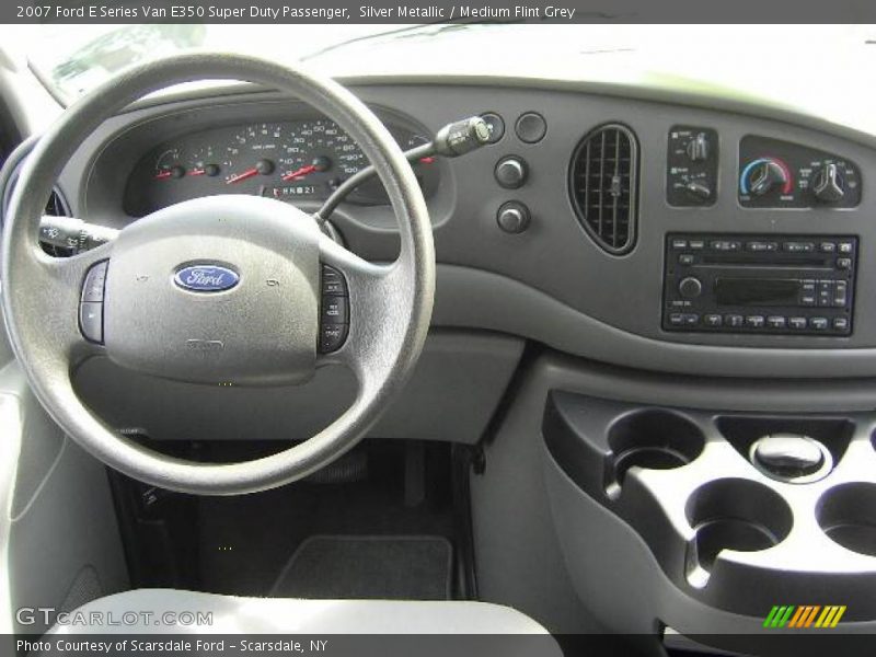 Silver Metallic / Medium Flint Grey 2007 Ford E Series Van E350 Super Duty Passenger
