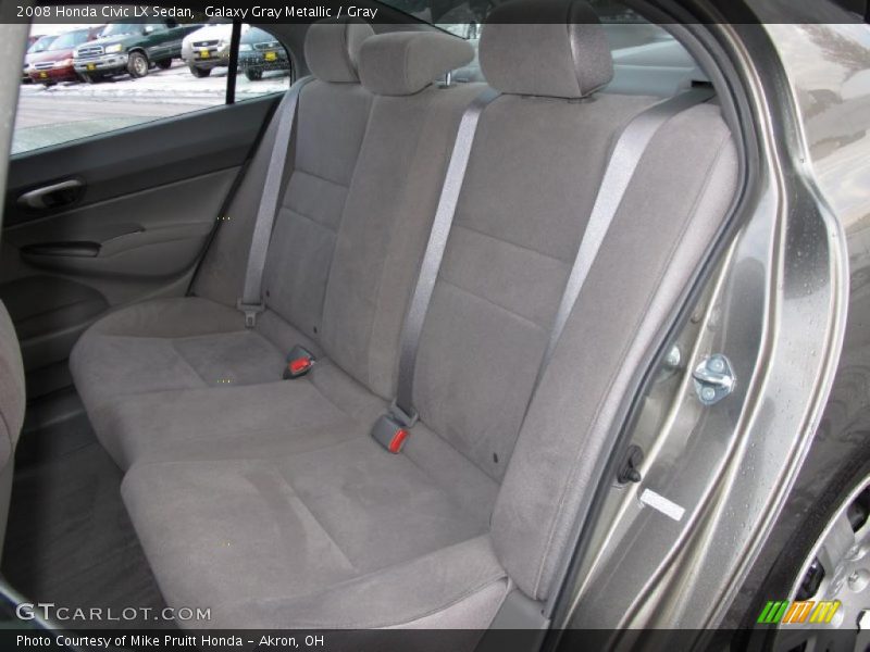 Galaxy Gray Metallic / Gray 2008 Honda Civic LX Sedan