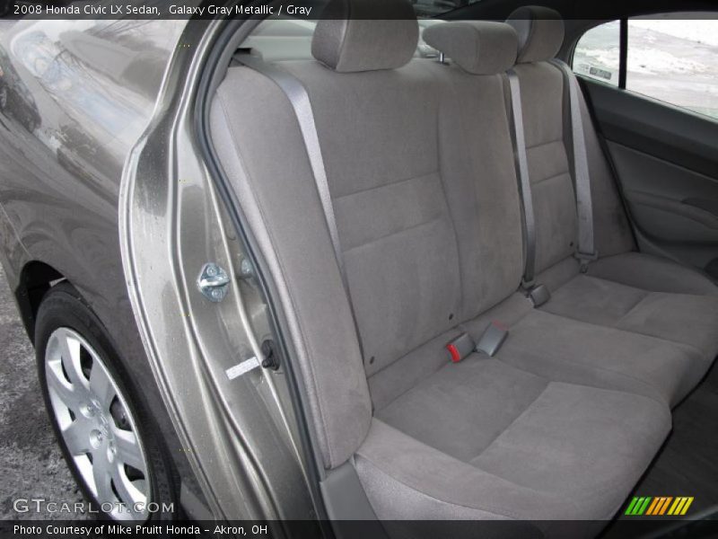 Galaxy Gray Metallic / Gray 2008 Honda Civic LX Sedan