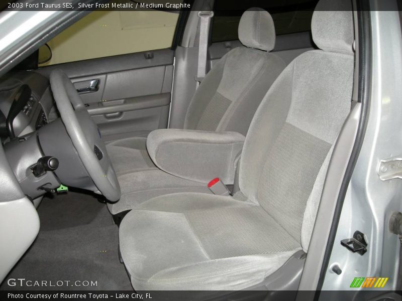 Silver Frost Metallic / Medium Graphite 2003 Ford Taurus SES