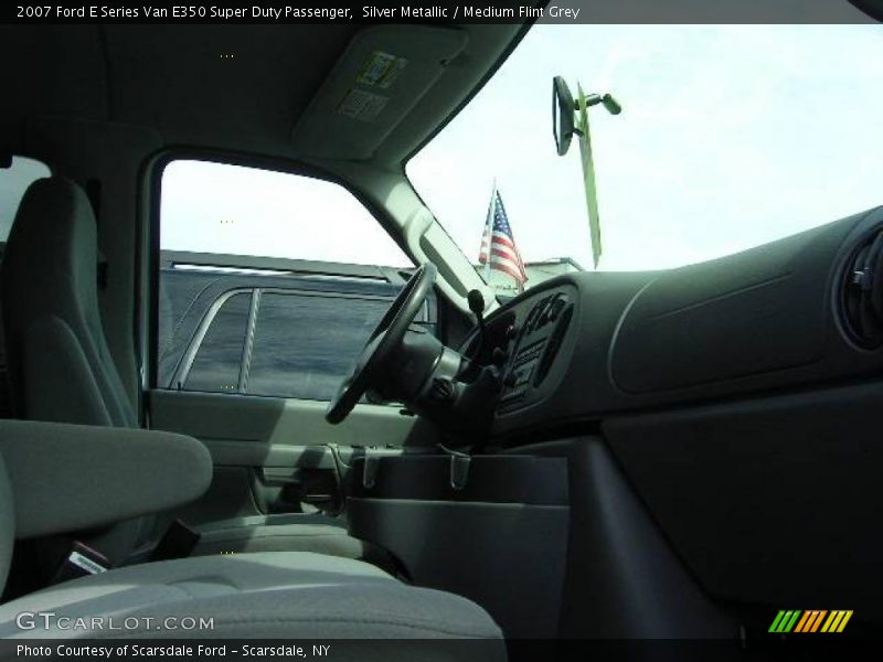 Silver Metallic / Medium Flint Grey 2007 Ford E Series Van E350 Super Duty Passenger