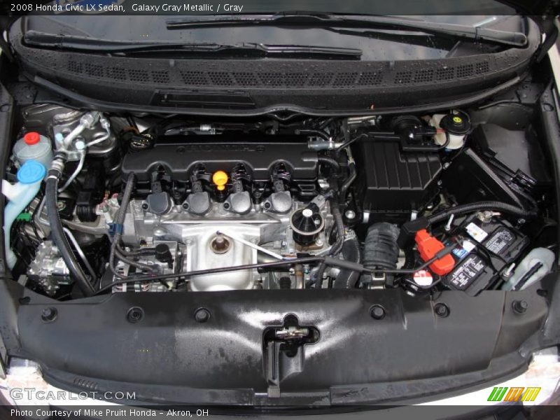Galaxy Gray Metallic / Gray 2008 Honda Civic LX Sedan