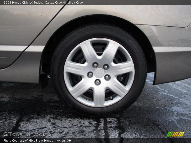 Galaxy Gray Metallic / Gray 2008 Honda Civic LX Sedan