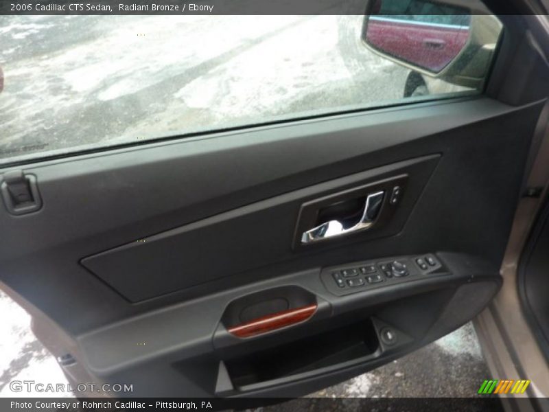 Radiant Bronze / Ebony 2006 Cadillac CTS Sedan