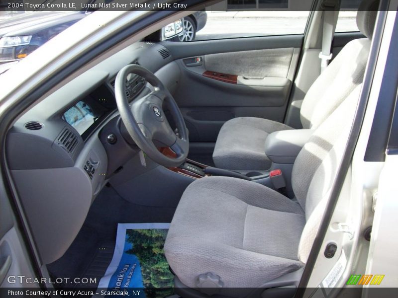  2004 Corolla LE Light Gray Interior