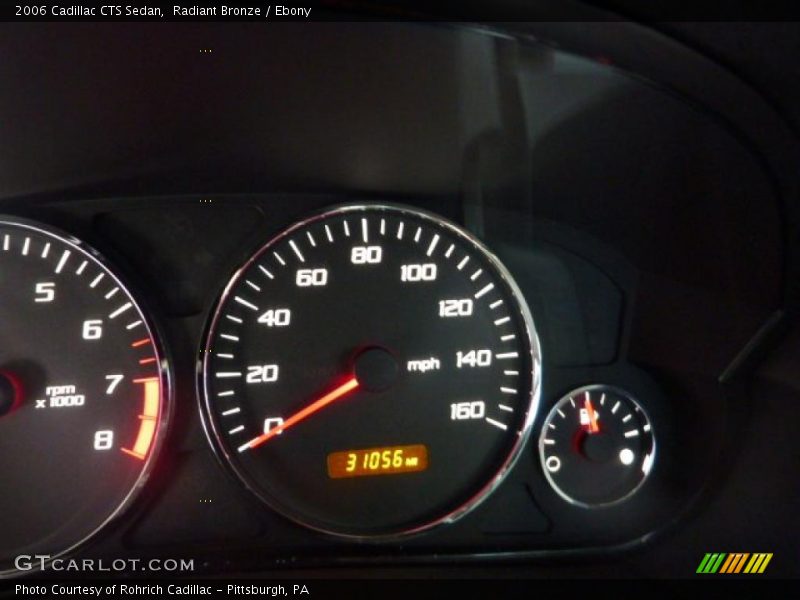 Radiant Bronze / Ebony 2006 Cadillac CTS Sedan