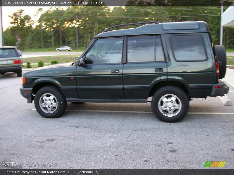 Avalon Blue Pearl / Beige 1996 Land Rover Discovery SD