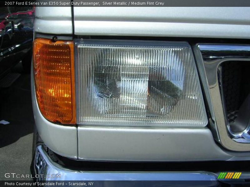 Silver Metallic / Medium Flint Grey 2007 Ford E Series Van E350 Super Duty Passenger