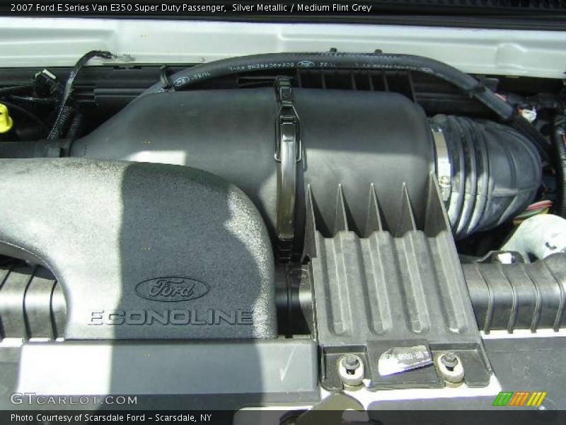Silver Metallic / Medium Flint Grey 2007 Ford E Series Van E350 Super Duty Passenger