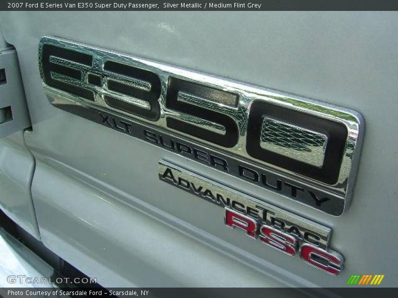 Silver Metallic / Medium Flint Grey 2007 Ford E Series Van E350 Super Duty Passenger