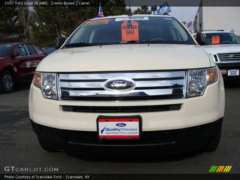 Creme Brulee / Camel 2007 Ford Edge SE AWD