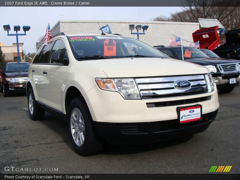 Creme Brulee / Camel 2007 Ford Edge SE AWD