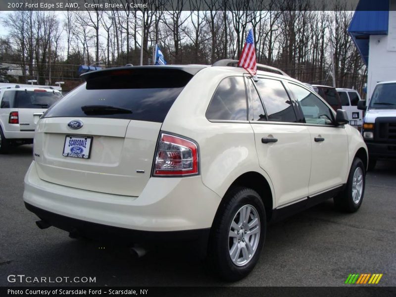 Creme Brulee / Camel 2007 Ford Edge SE AWD
