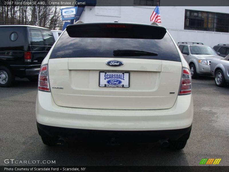 Creme Brulee / Camel 2007 Ford Edge SE AWD