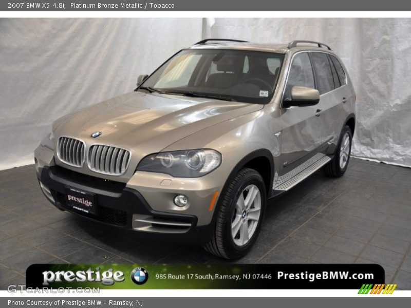 Platinum Bronze Metallic / Tobacco 2007 BMW X5 4.8i