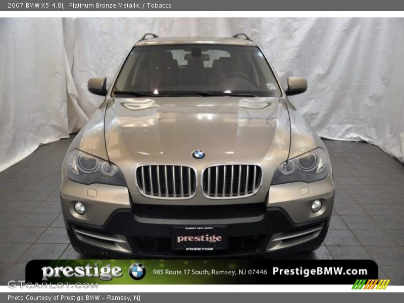 Platinum Bronze Metallic / Tobacco 2007 BMW X5 4.8i