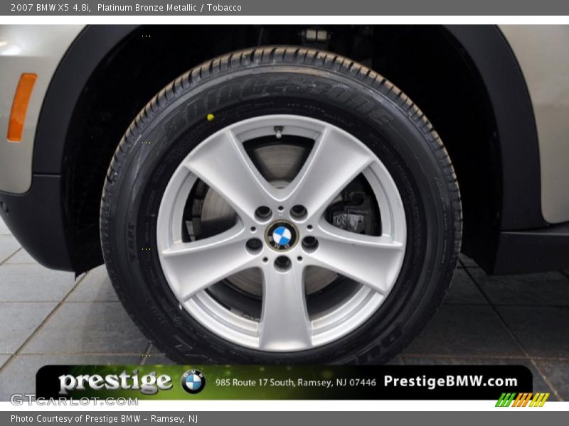 Platinum Bronze Metallic / Tobacco 2007 BMW X5 4.8i