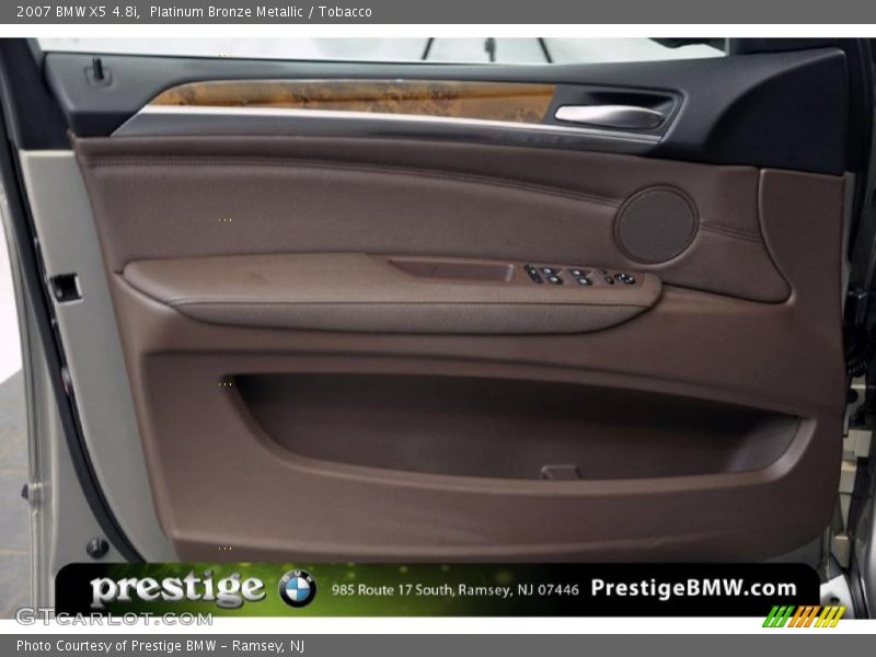 Platinum Bronze Metallic / Tobacco 2007 BMW X5 4.8i