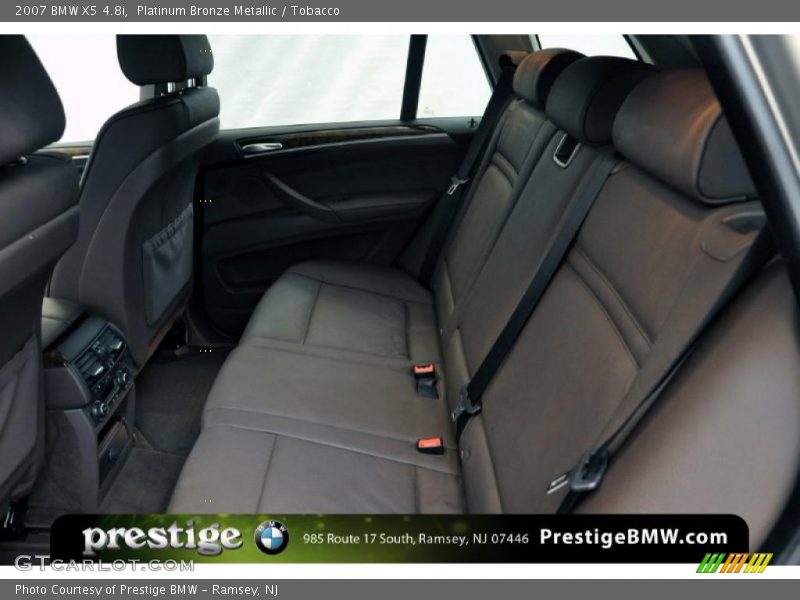 Platinum Bronze Metallic / Tobacco 2007 BMW X5 4.8i