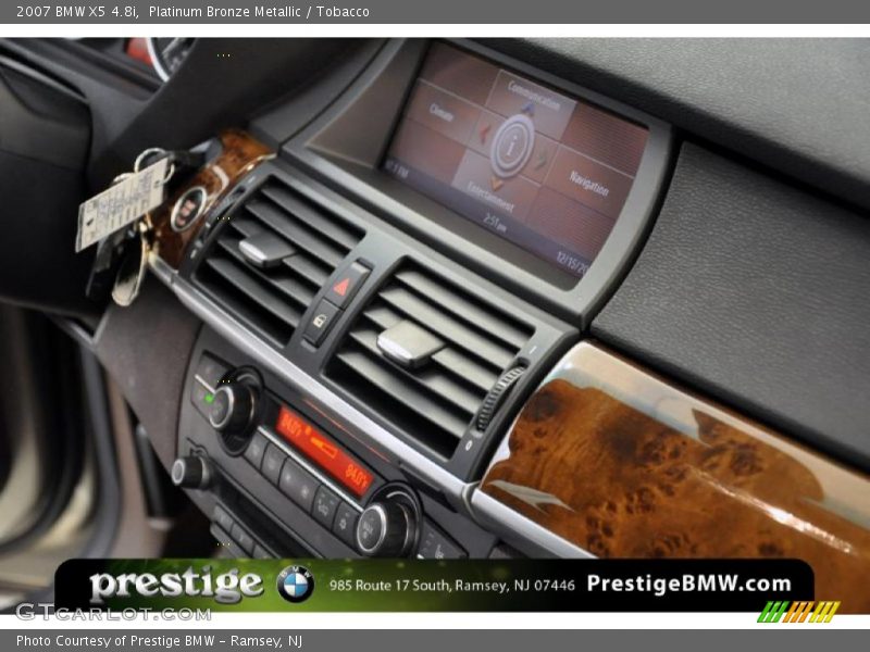 Platinum Bronze Metallic / Tobacco 2007 BMW X5 4.8i