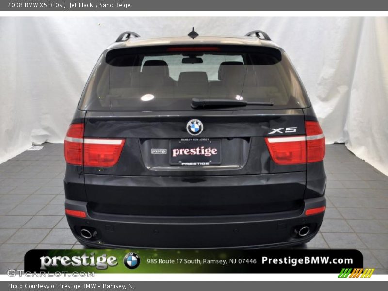 Jet Black / Sand Beige 2008 BMW X5 3.0si