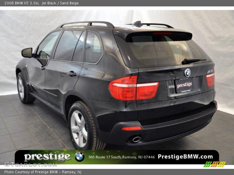 Jet Black / Sand Beige 2008 BMW X5 3.0si