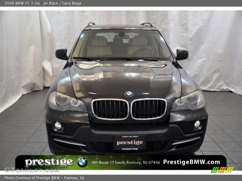 Jet Black / Sand Beige 2008 BMW X5 3.0si