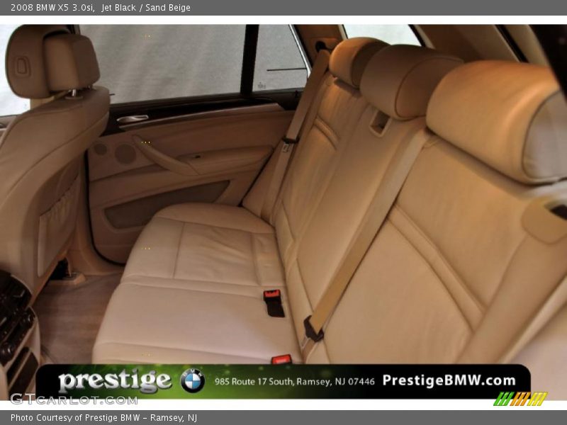 Jet Black / Sand Beige 2008 BMW X5 3.0si