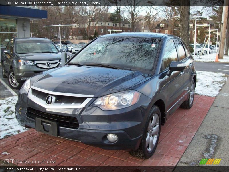 Carbon Gray Pearl / Ebony 2007 Acura RDX Technology