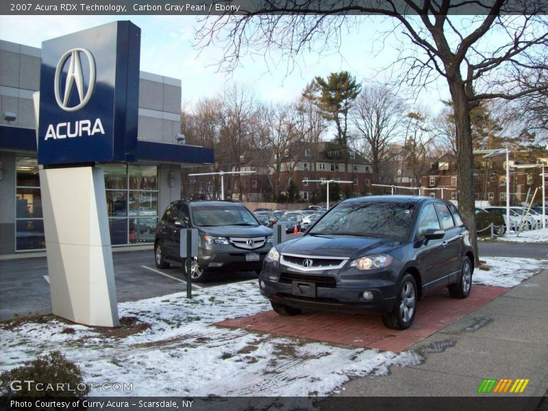 Carbon Gray Pearl / Ebony 2007 Acura RDX Technology
