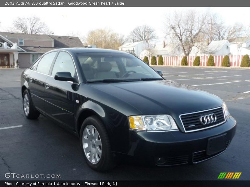 Front 3/4 View of 2002 A6 3.0 quattro Sedan