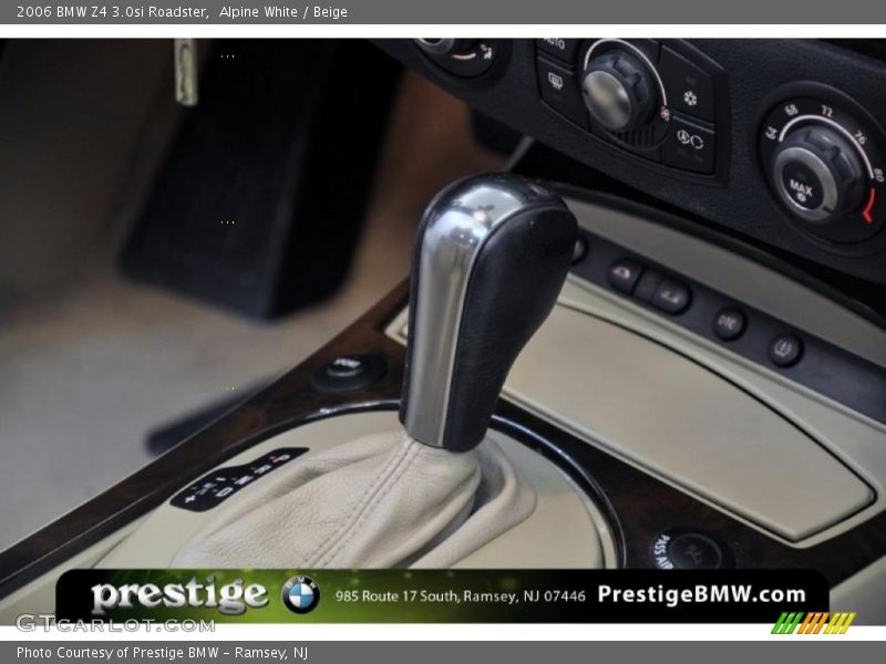 Alpine White / Beige 2006 BMW Z4 3.0si Roadster