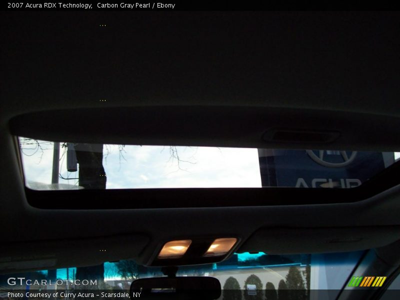 Carbon Gray Pearl / Ebony 2007 Acura RDX Technology