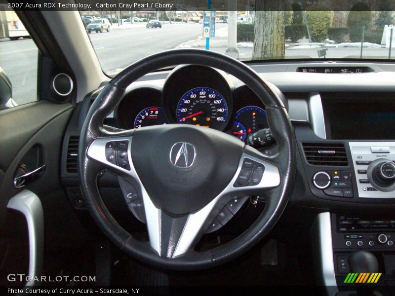 Carbon Gray Pearl / Ebony 2007 Acura RDX Technology