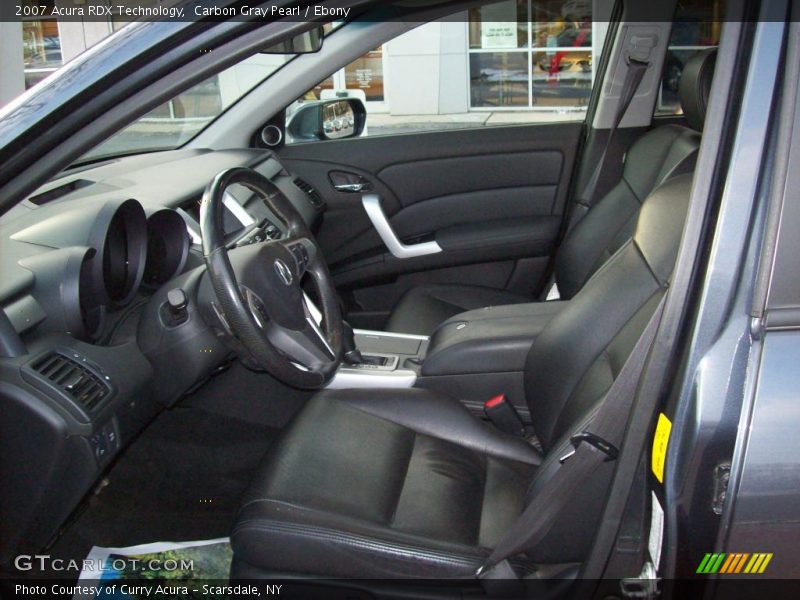 Carbon Gray Pearl / Ebony 2007 Acura RDX Technology
