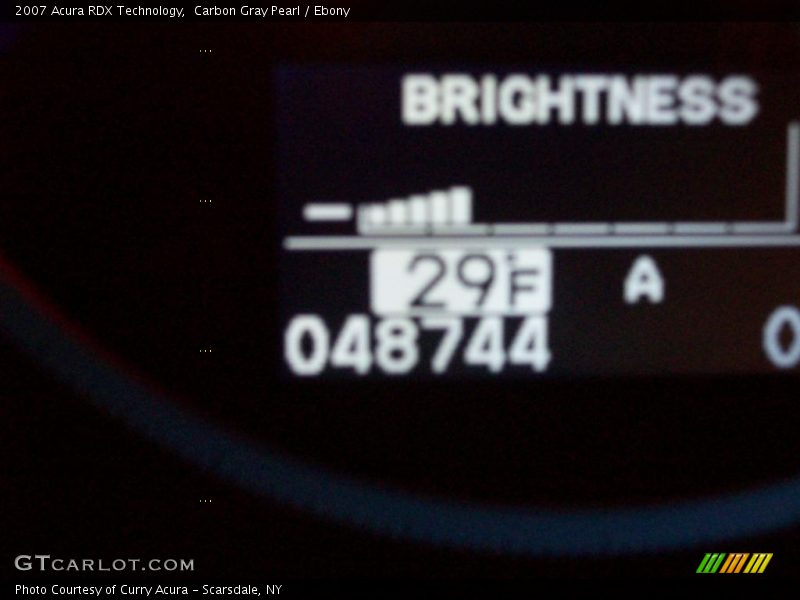 Carbon Gray Pearl / Ebony 2007 Acura RDX Technology