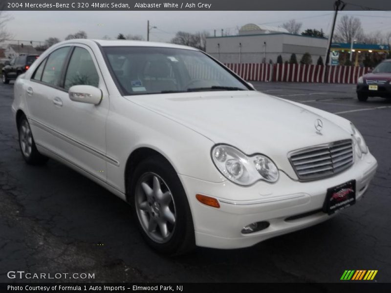 Alabaster White / Ash Grey 2004 Mercedes-Benz C 320 4Matic Sedan