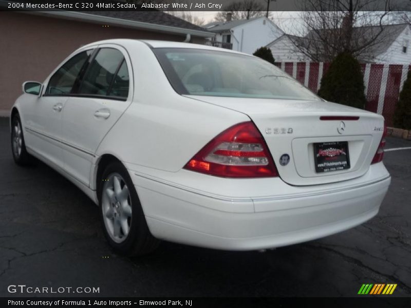 Alabaster White / Ash Grey 2004 Mercedes-Benz C 320 4Matic Sedan