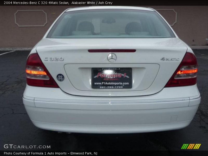 Alabaster White / Ash Grey 2004 Mercedes-Benz C 320 4Matic Sedan