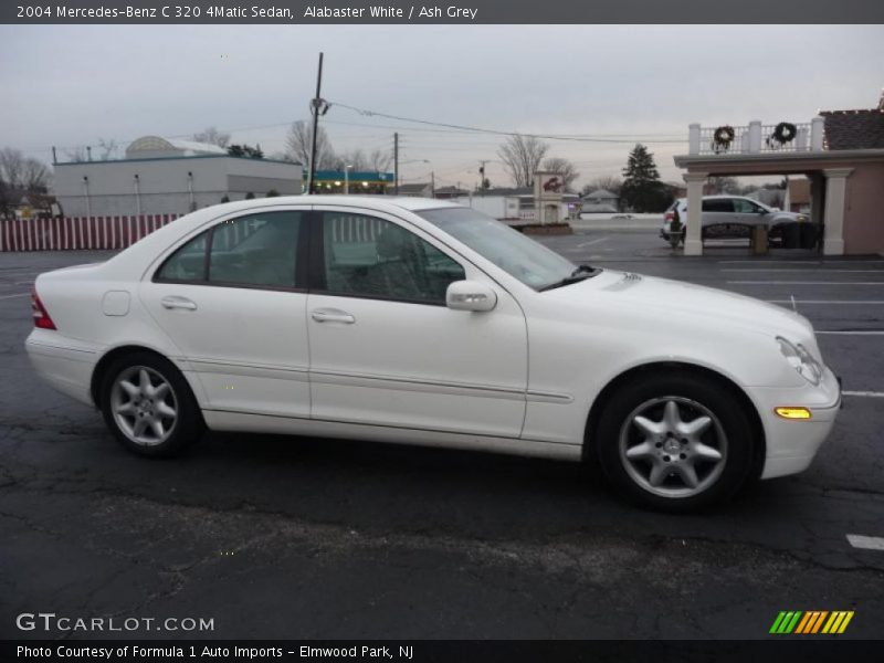 Alabaster White / Ash Grey 2004 Mercedes-Benz C 320 4Matic Sedan