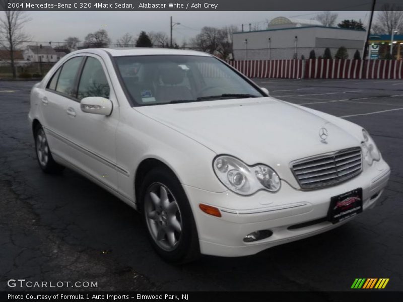 Alabaster White / Ash Grey 2004 Mercedes-Benz C 320 4Matic Sedan